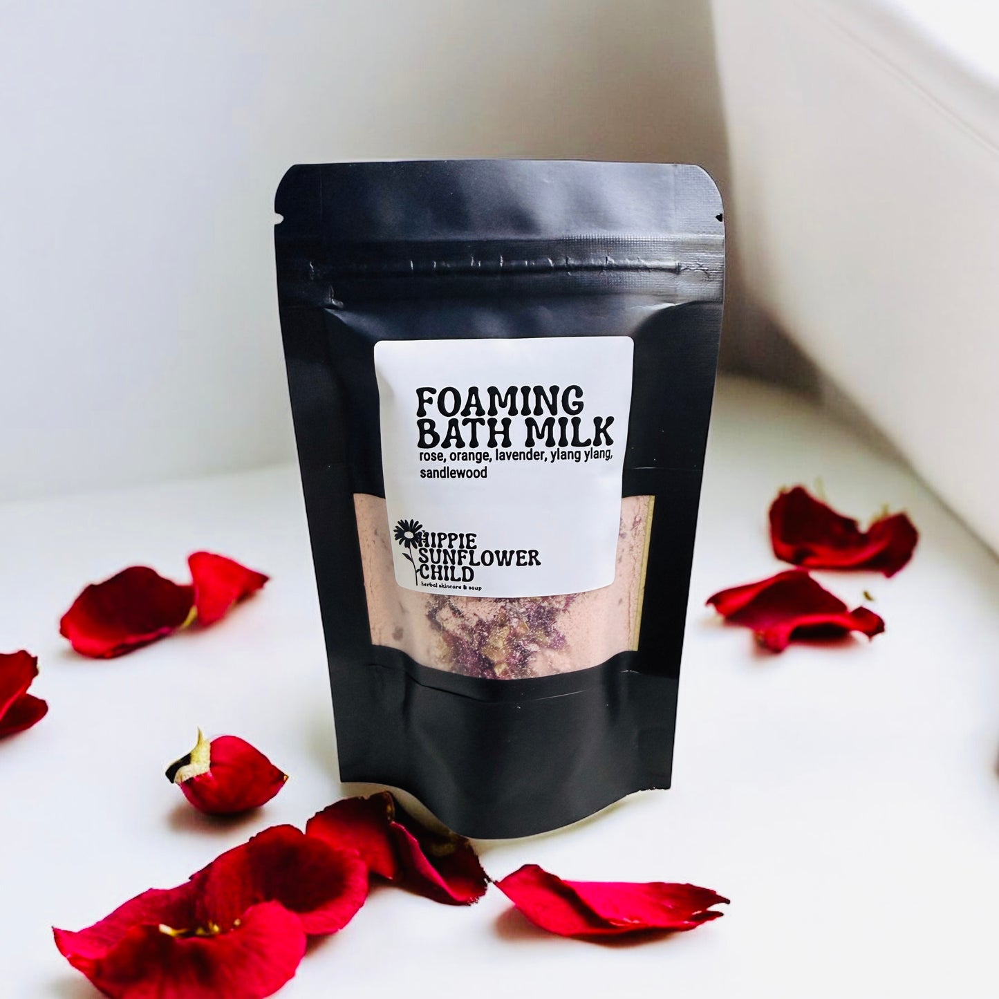 Foaming Bath Milk, rose, orange, lavender, sandlewood