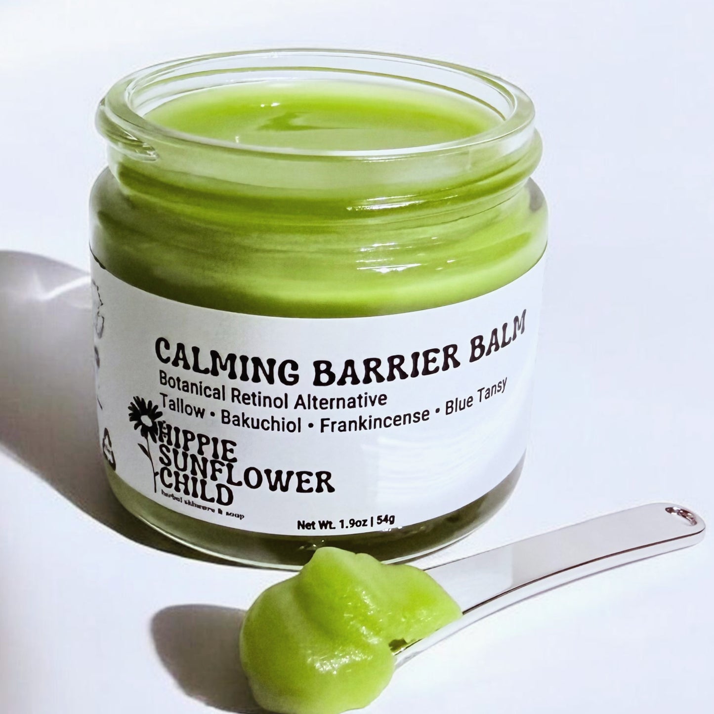 Calming Barrier Balm Tallow Bakuchiol Blue Tansy Frankincense