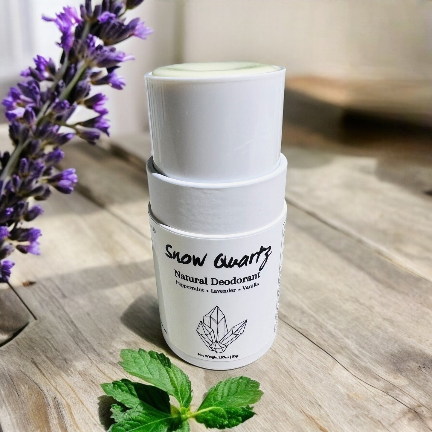 Snow Quartz Natural Deodorant