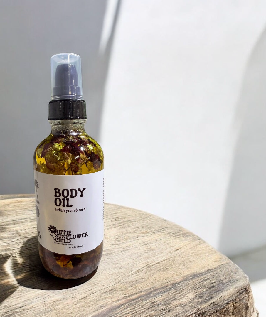 Immortelle Rose Helichrysum Body Oil