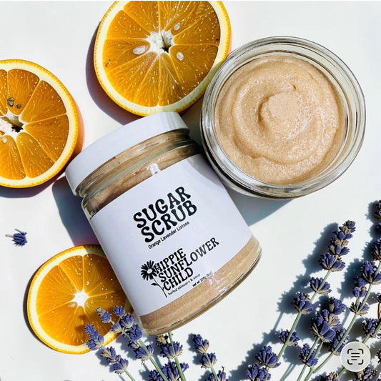 Orange Lavender Listea Sugar Scrub
