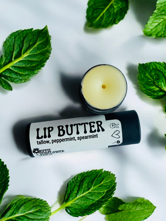 Tallow Lip Butter, Peppermint Spearmint