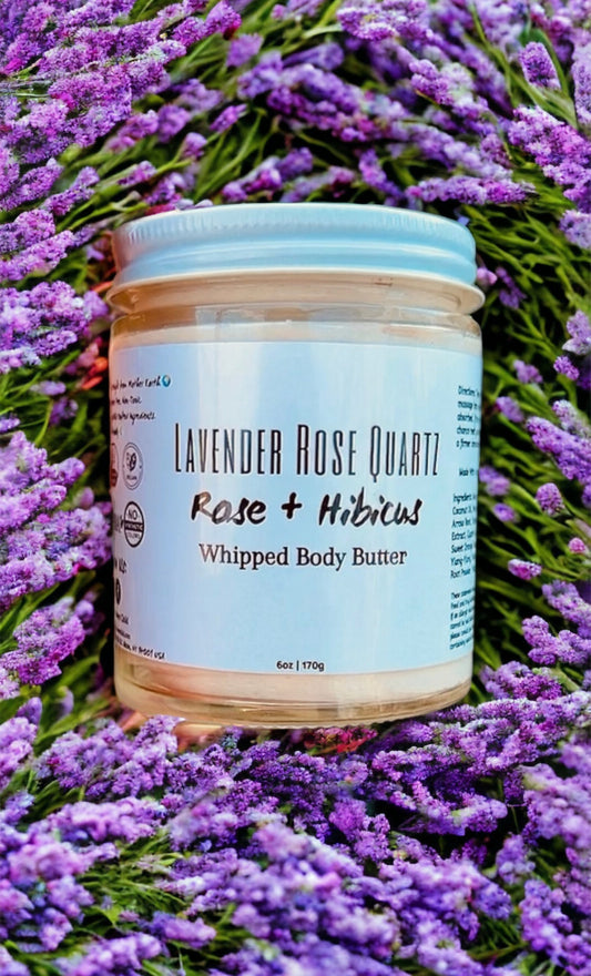 Lavender Rose Quartz Whipped Body Butter