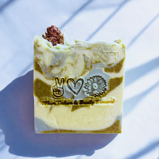 Tallow Soap Bar, Peppermint & Balsam Fir juniper Berry