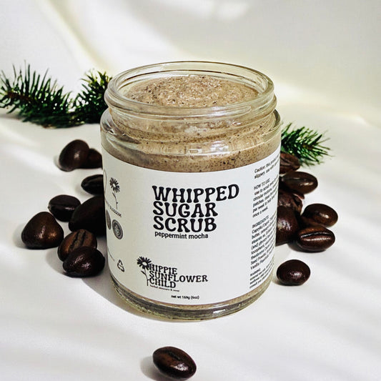 Whipped Sugar Scrub, peppermint mocha