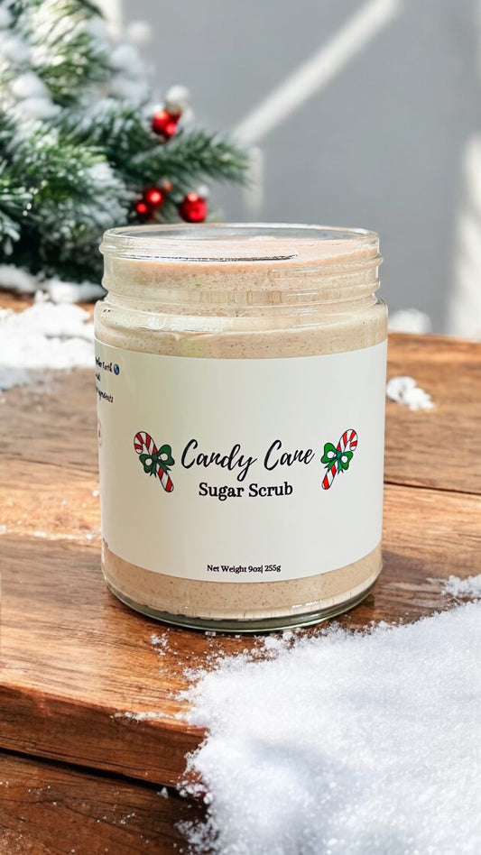 Candy Cane Whippied Sugar Scrub