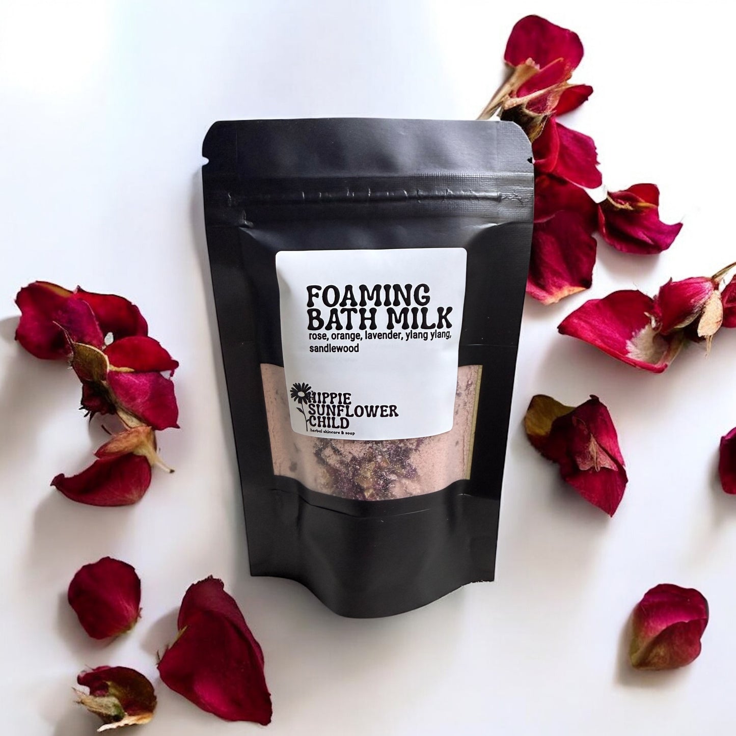 Foaming Bath Milk, rose, orange, lavender, sandlewood